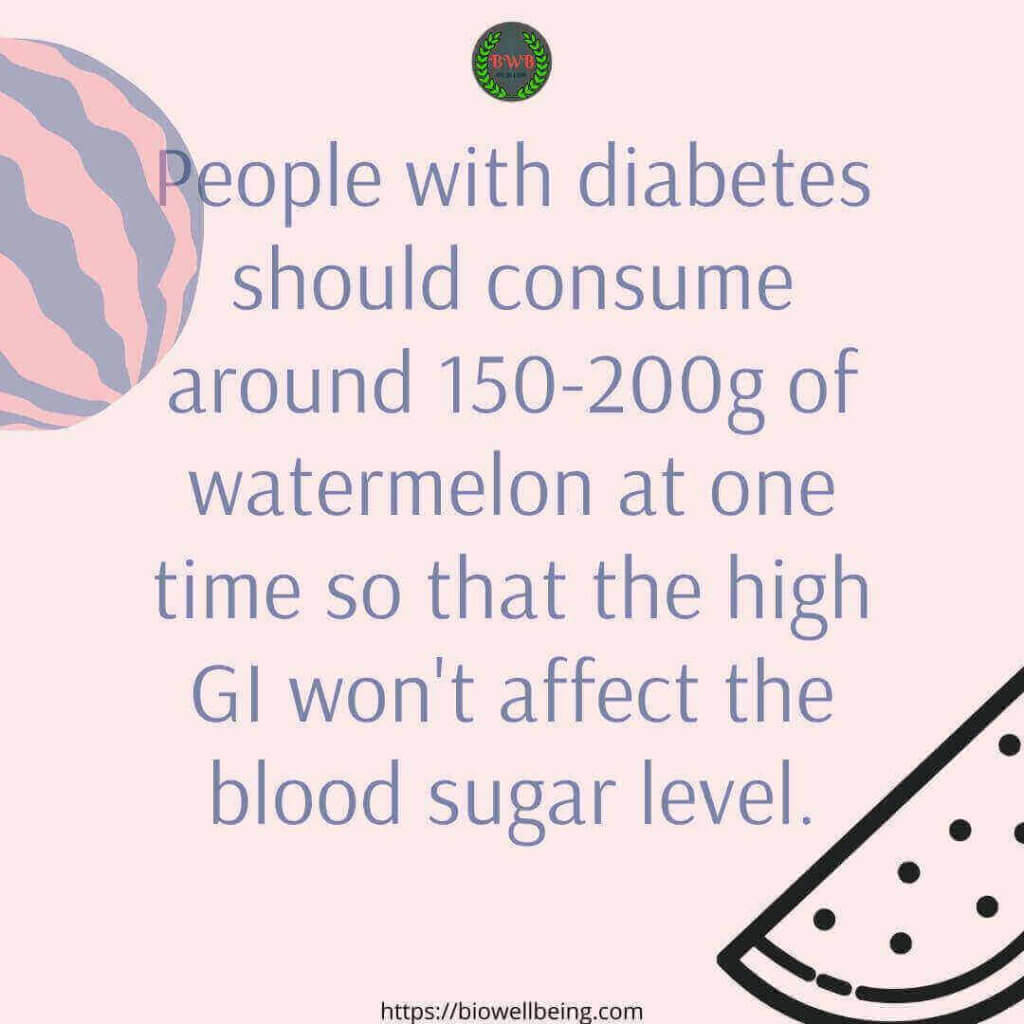 how much to eat watermelon for diabetic patient