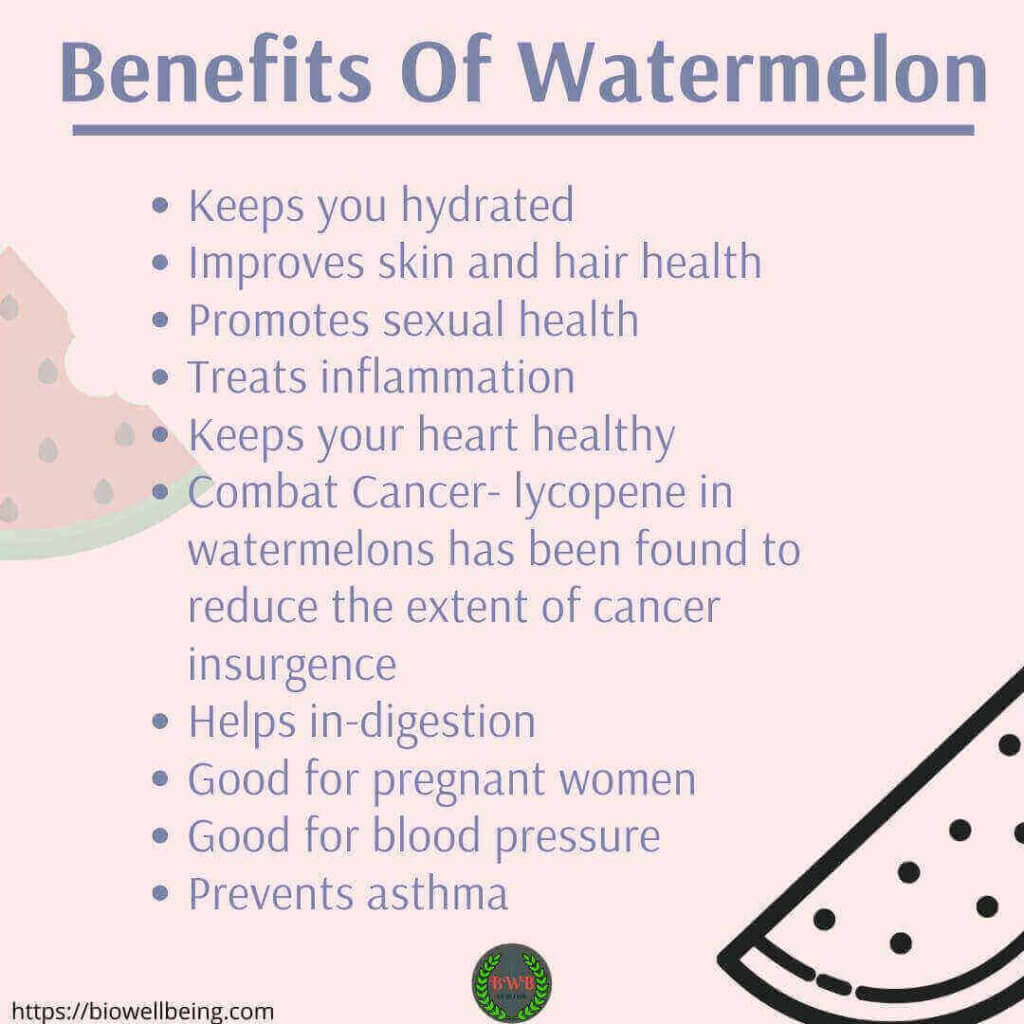 Proven Benefits of watermelon