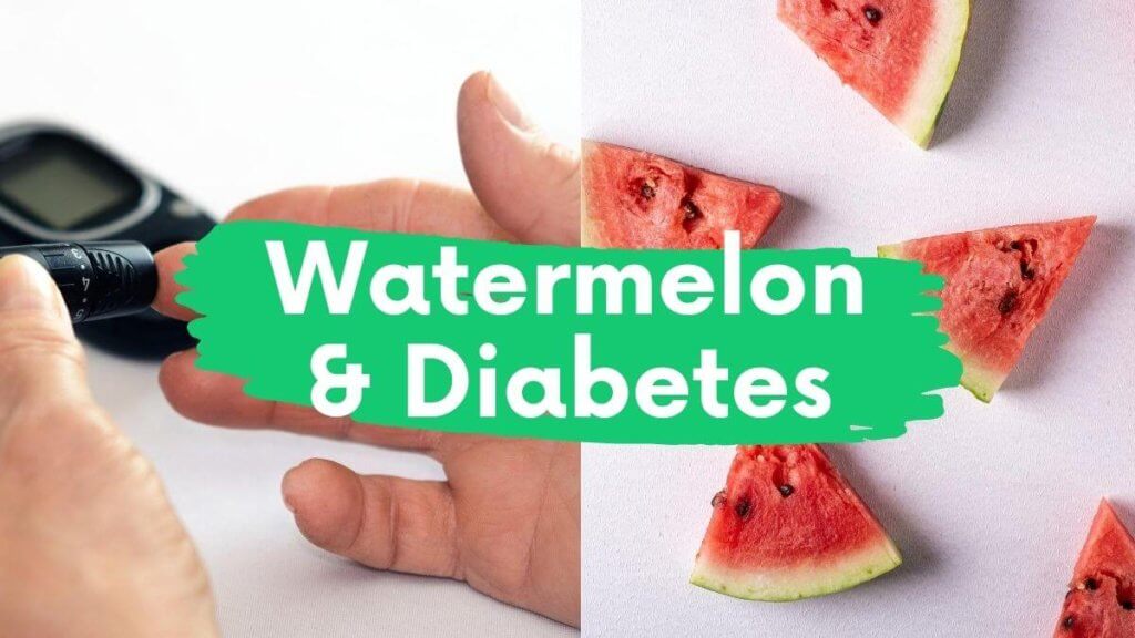 image showing watermelon and diabetes