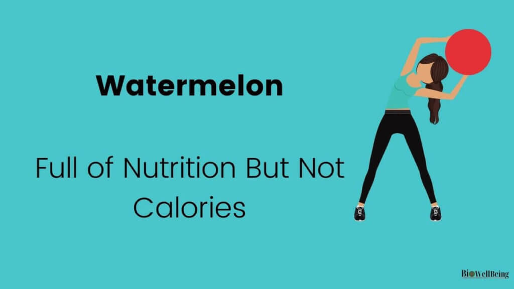 image showing watermelon contain nutrients not calories