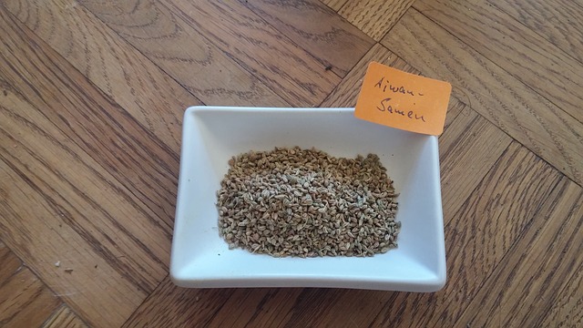 image showing ajwain in a bowl