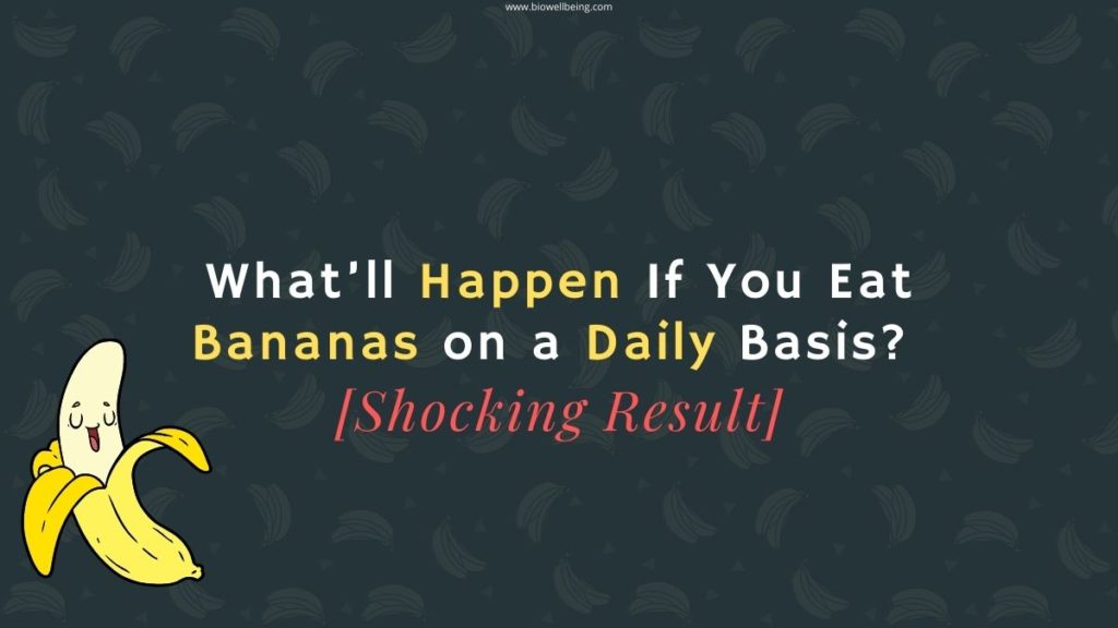 Image showing graphics of banana and words "Eat Bananas on a Daily Basis"