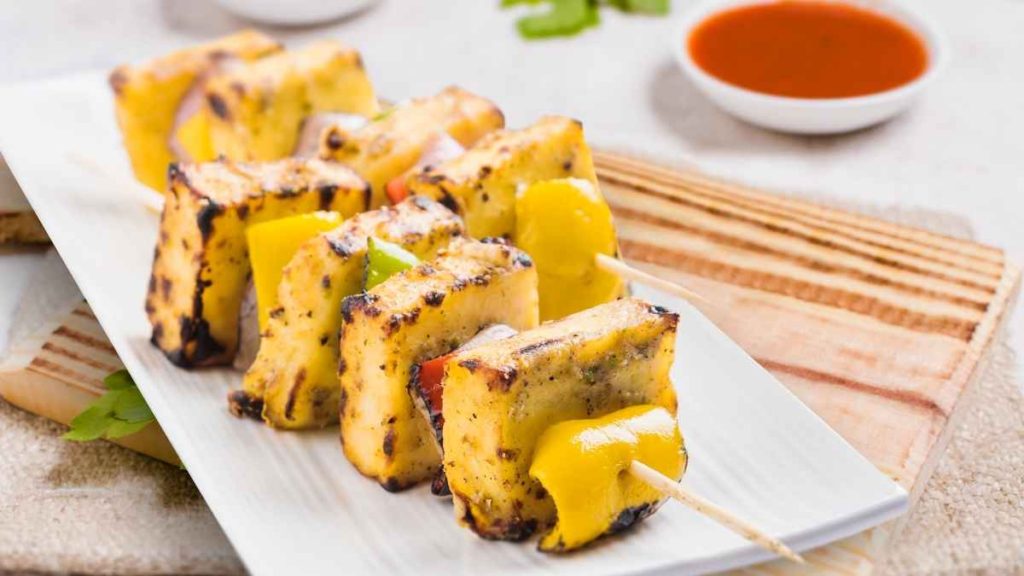 paneer on a plate