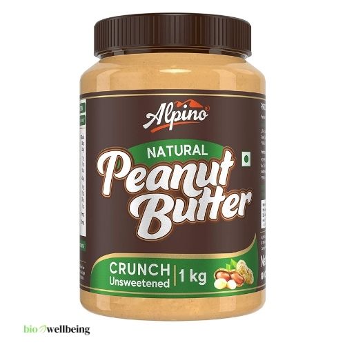 Image showing Alpino Natural Unsweetened Gluten-free Peanut Butter