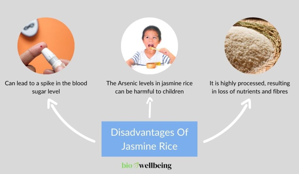 Image showing disadvantages of jasmine rice