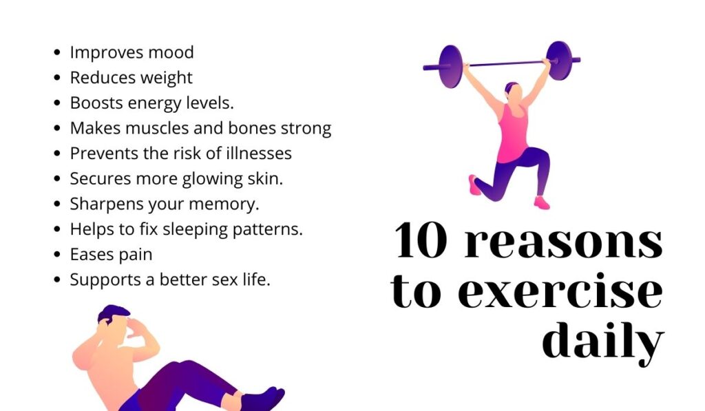 10 reasons to exercise daily