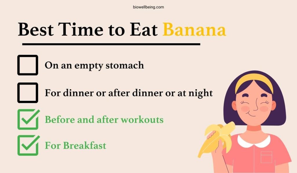 Best Time to Eat banana